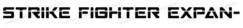 Strike Fighter Expan字体转换